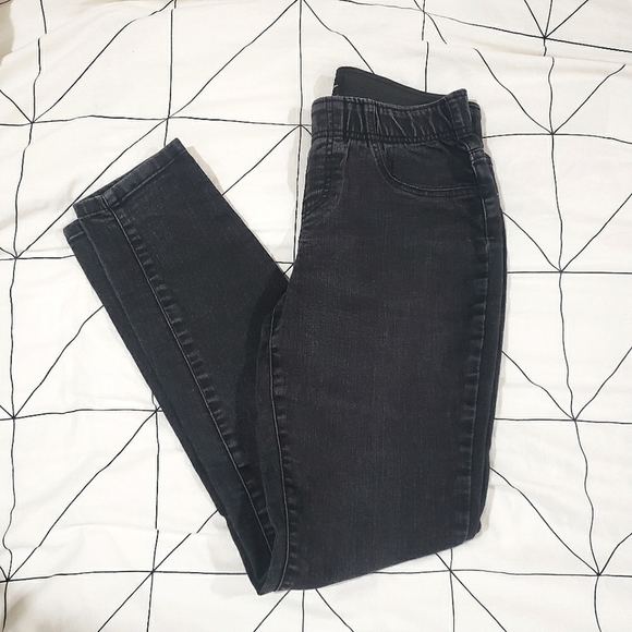 Jones New York Elastic Waist Black Jegging Jeans Size 6 - Picture 1 of 13